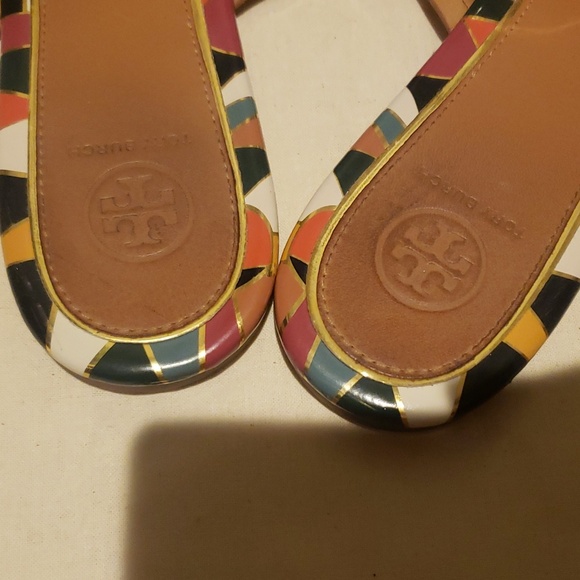 Tory Burch Enameled Miller Sandals - Picture 5 of 5